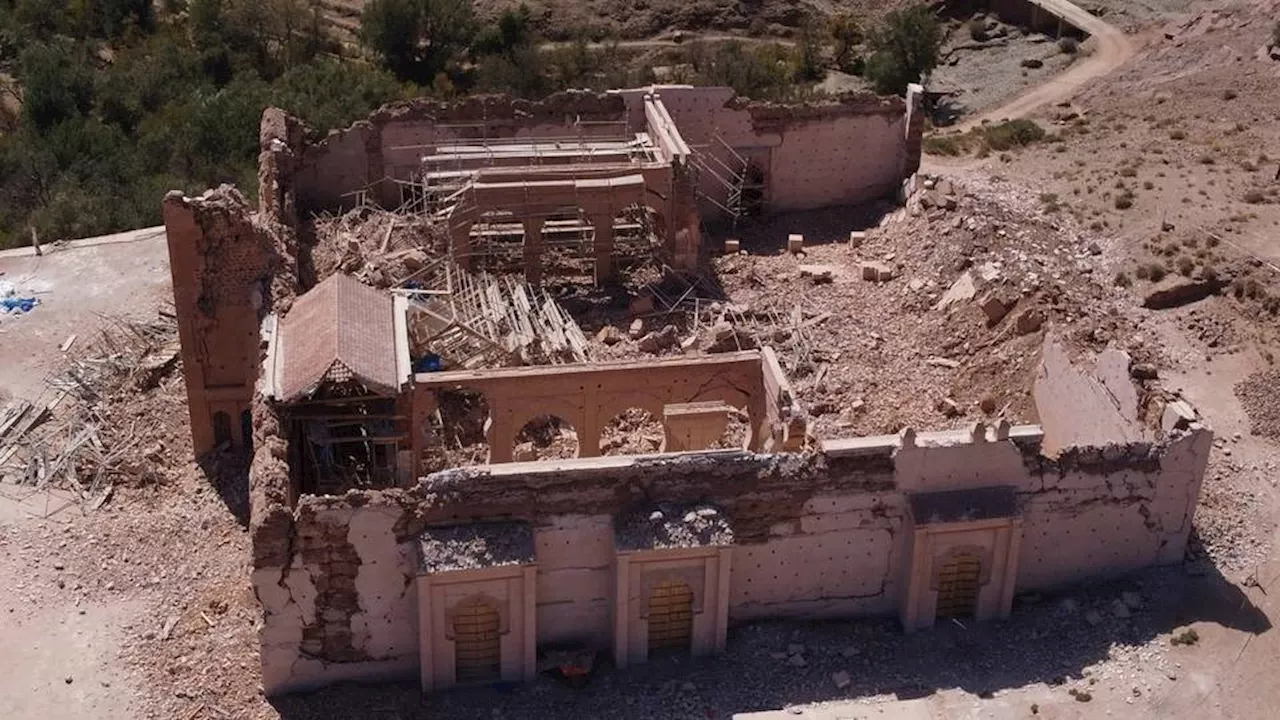 Brick by brick Morocco rebuilds 12th-century mosque destroyed by earthquake