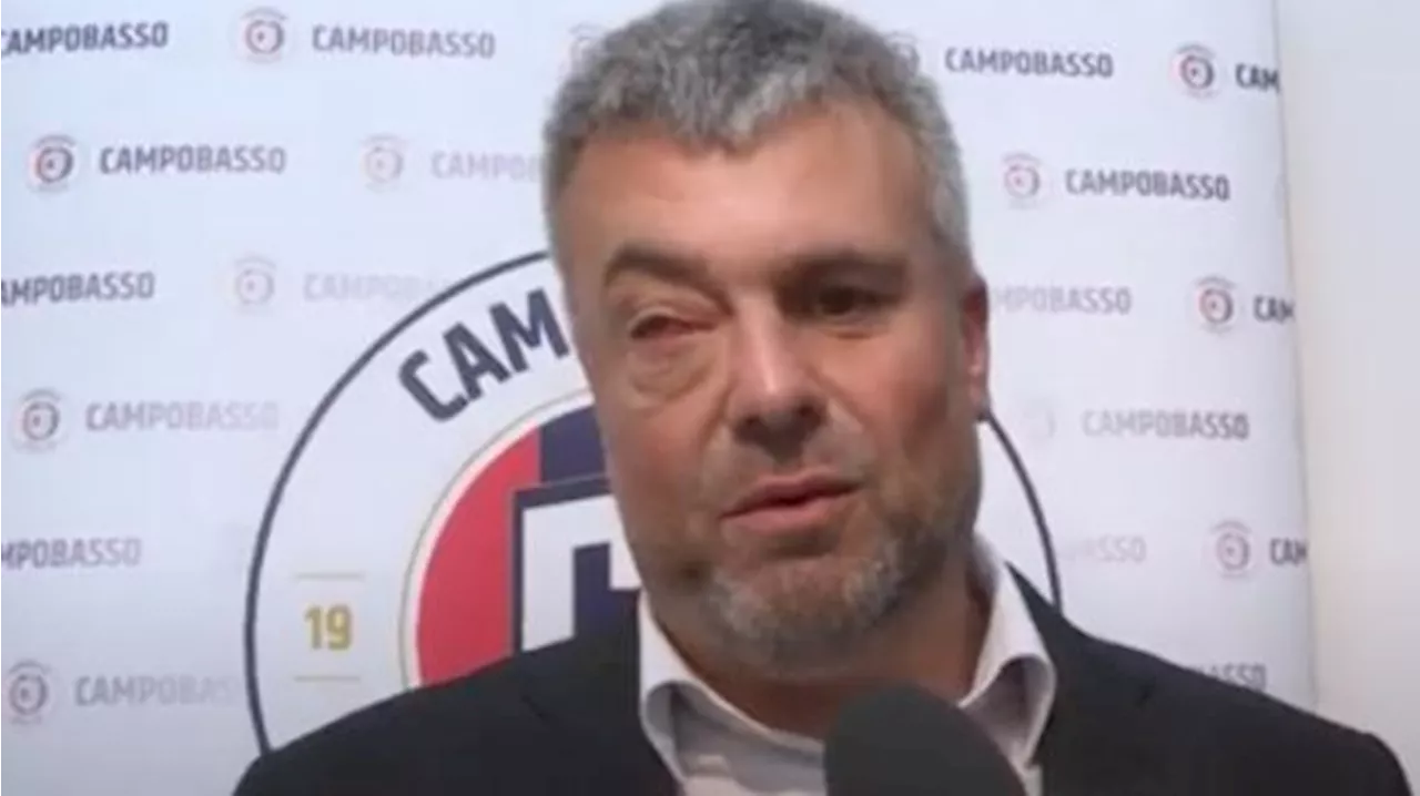 Campobasso, il DG Mario Colalillo: 'Obiettivo è centrare i playoff. Braglia la nostra garanzia'