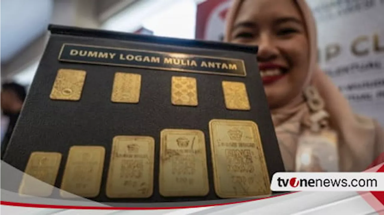 Harga Emas Antam Selasa (24/9/2024) Merosot Jadi Rp1,443 Juta per Gram