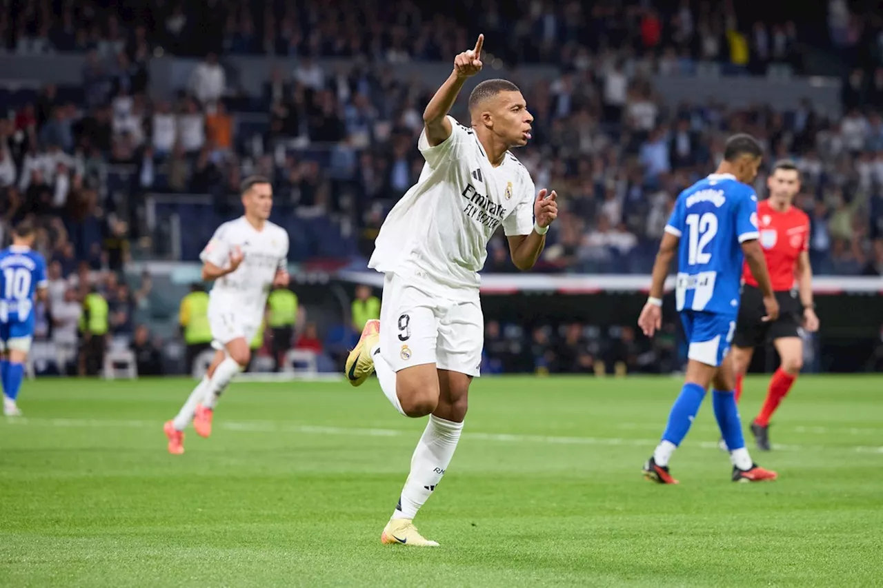 Laconiek Real geeft zege na hoogstandje Mbappé nog bijna uit handen