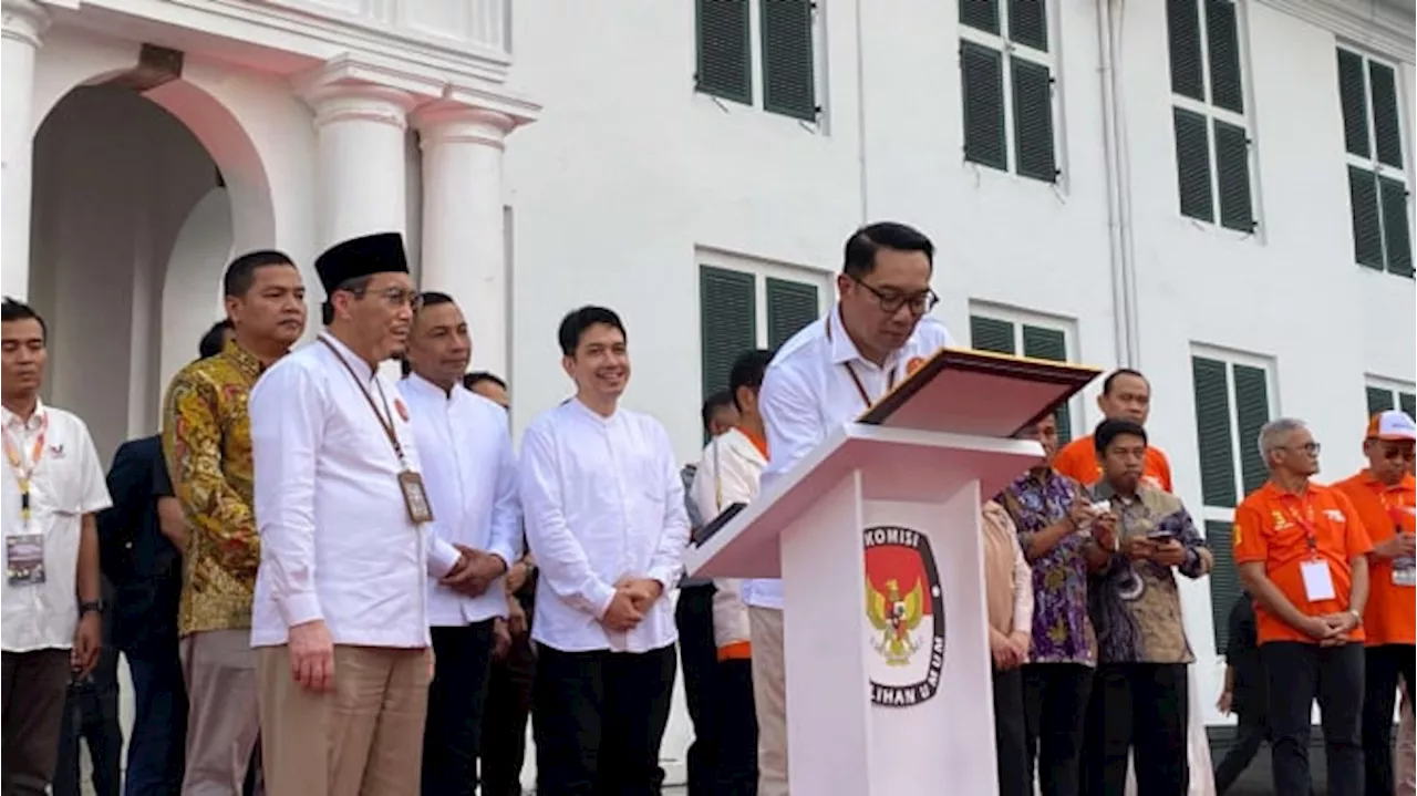 Deklarasi Kampanye Damai, Ridwan Kamil Beri Pantun: Nomor 1, Juara Satu