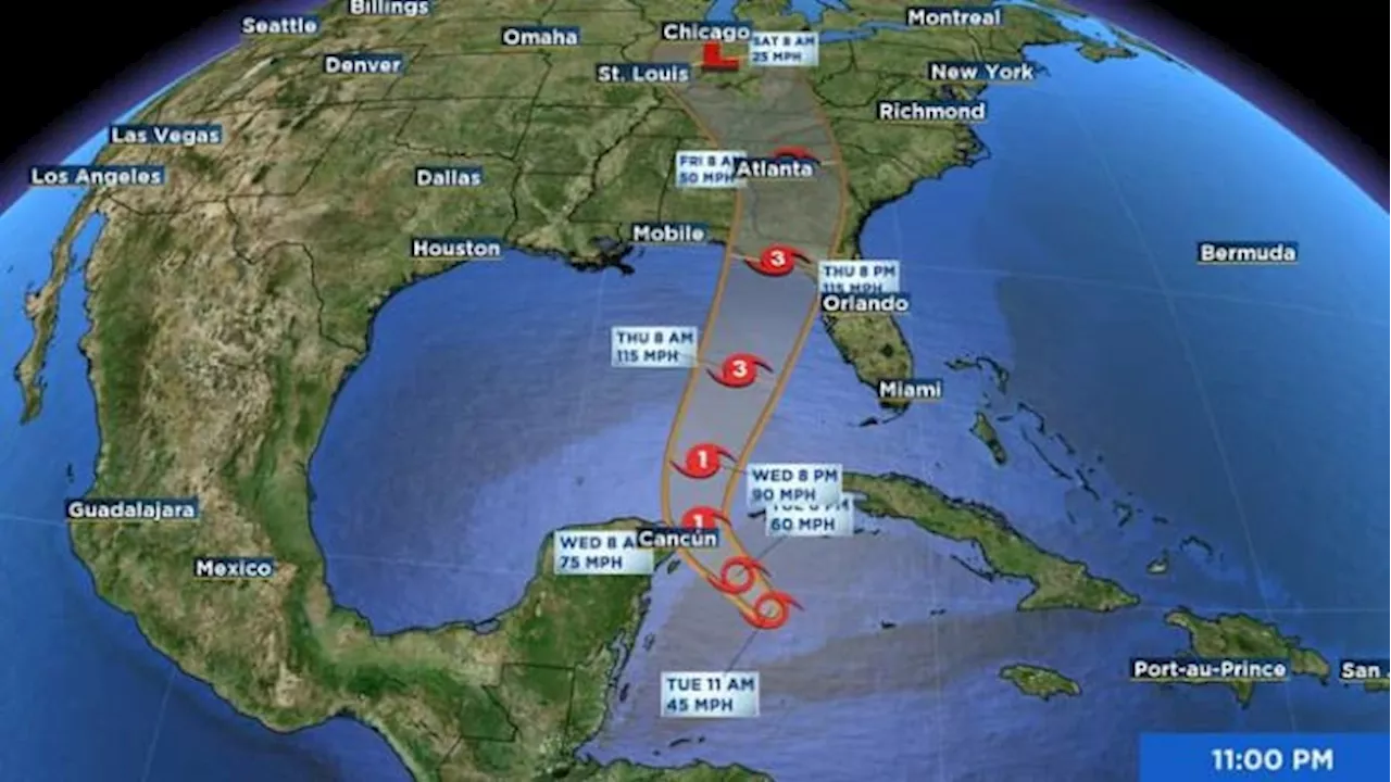 Tropical Storm Helene forms; expected to become major hurricane before hitting Florida Panhandle this week