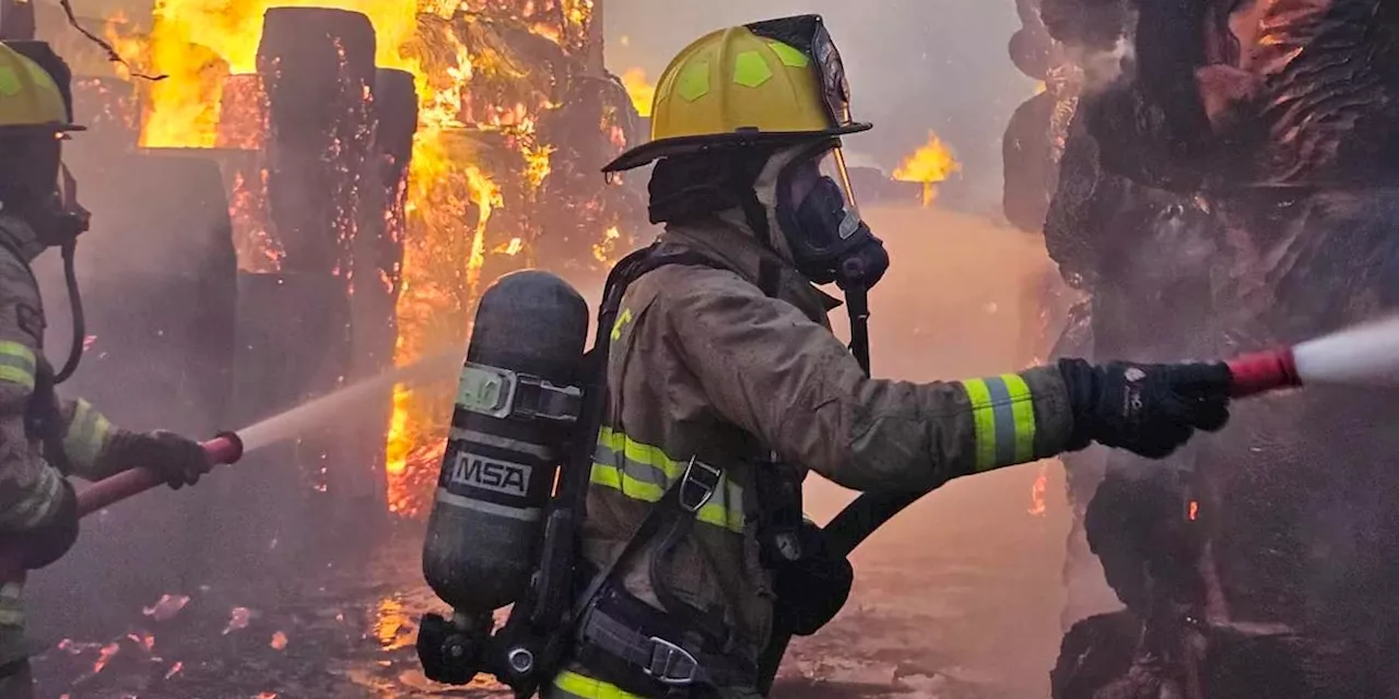 Photos show crews battling fire at Prattville paper mill