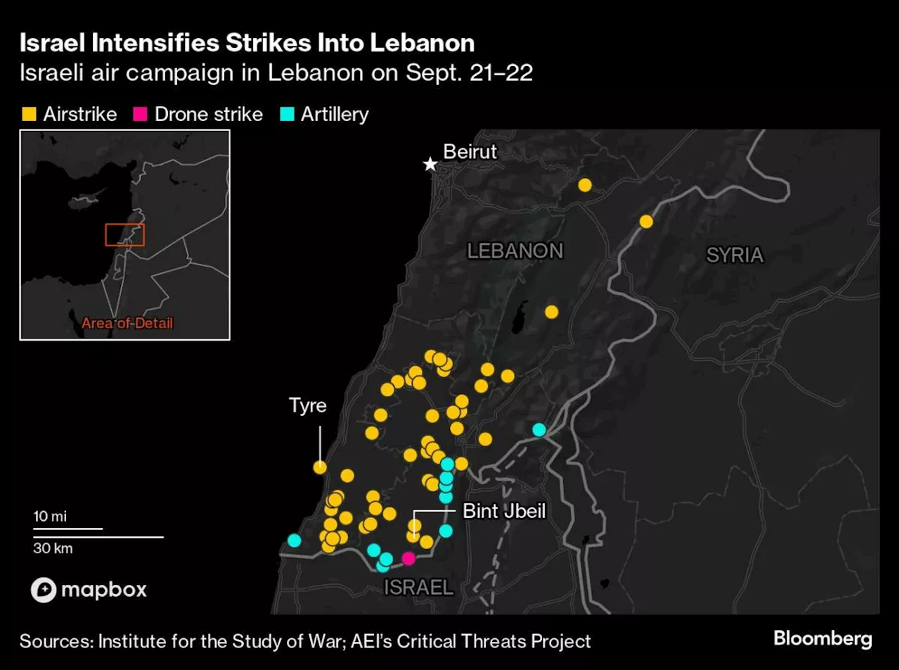 Israel’s Bombing of Hezbollah Targets Kills Hundreds in Lebanon