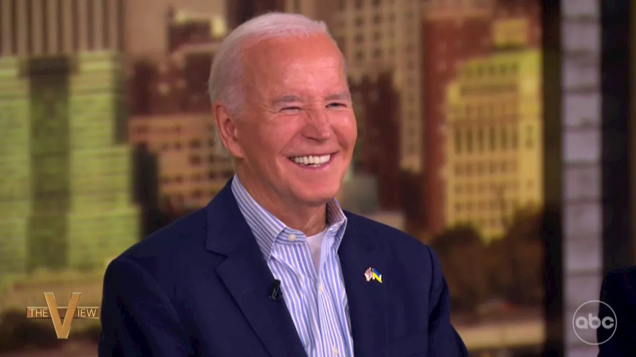 Joe Biden says he is 'at peace' with decision to exit the 2024 race on 'The View'