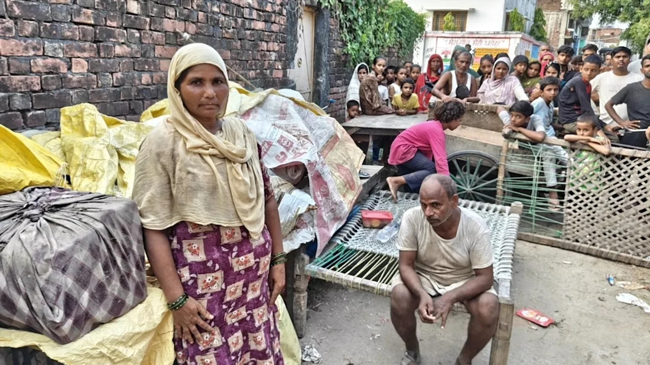 बहराइच में बुलडोजर एक्शन के बाद बेघर हुए लोग, सरकार से लगाई आशियाने की गुहार