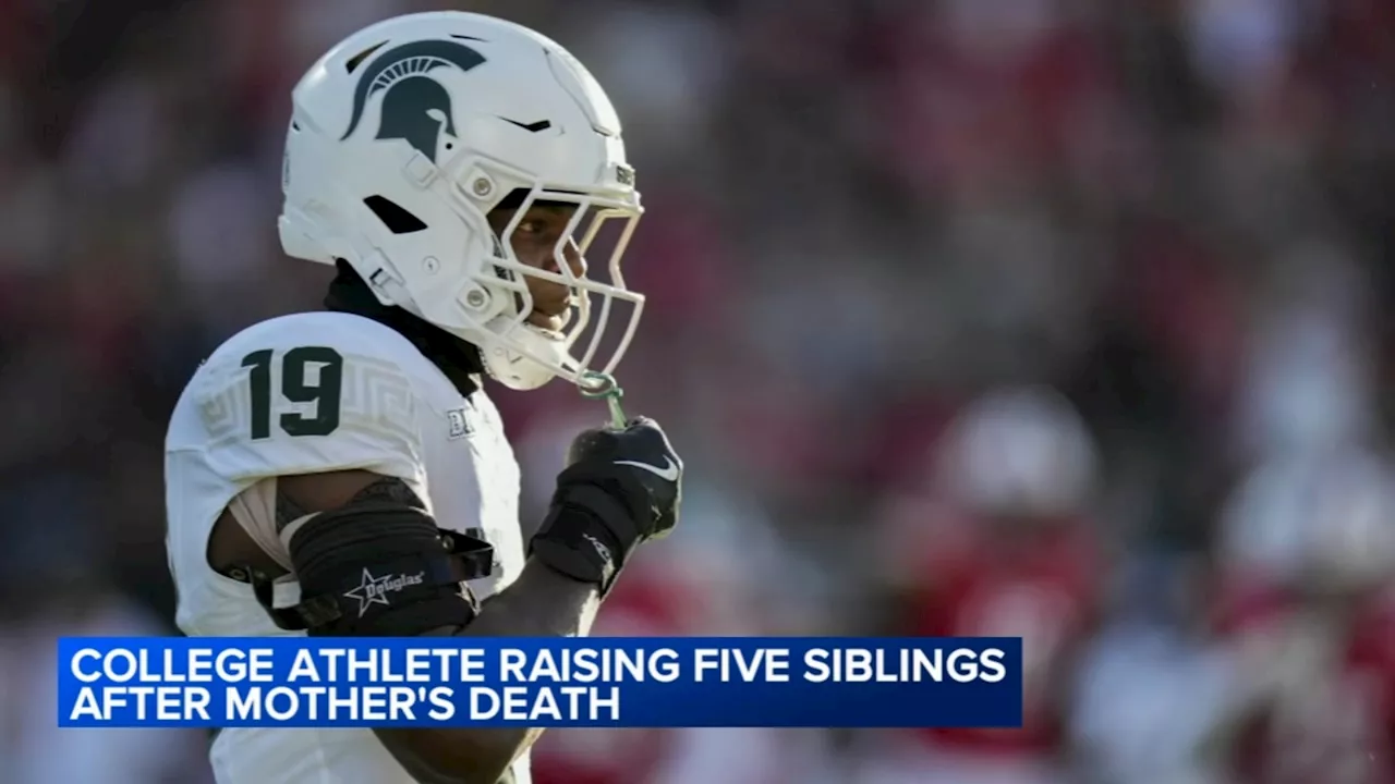 College athlete raising 5 siblings after mother loses breast cancer battle