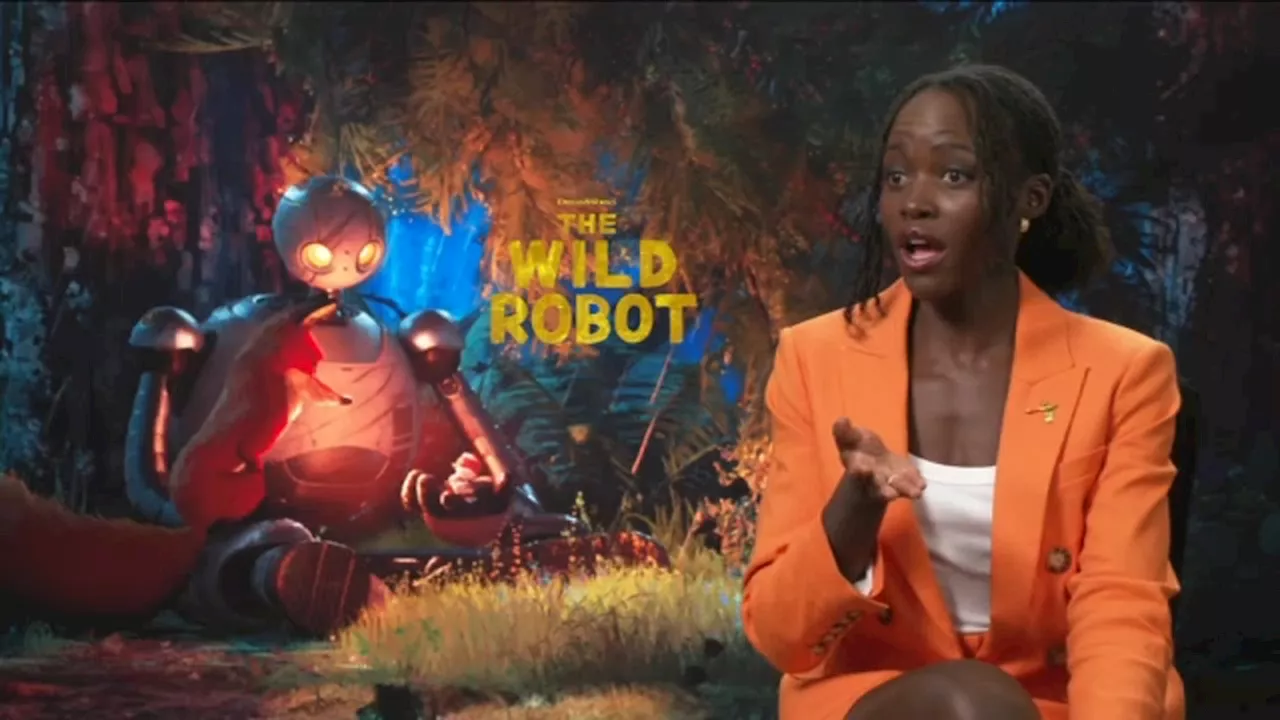 Oscar winner Lupita Nyong'o stars in heartwarming animated film 'The Wild Robot'