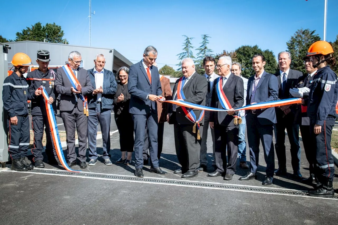 Une nouvelle caserne de pompiers inaugurée à Montesquiou