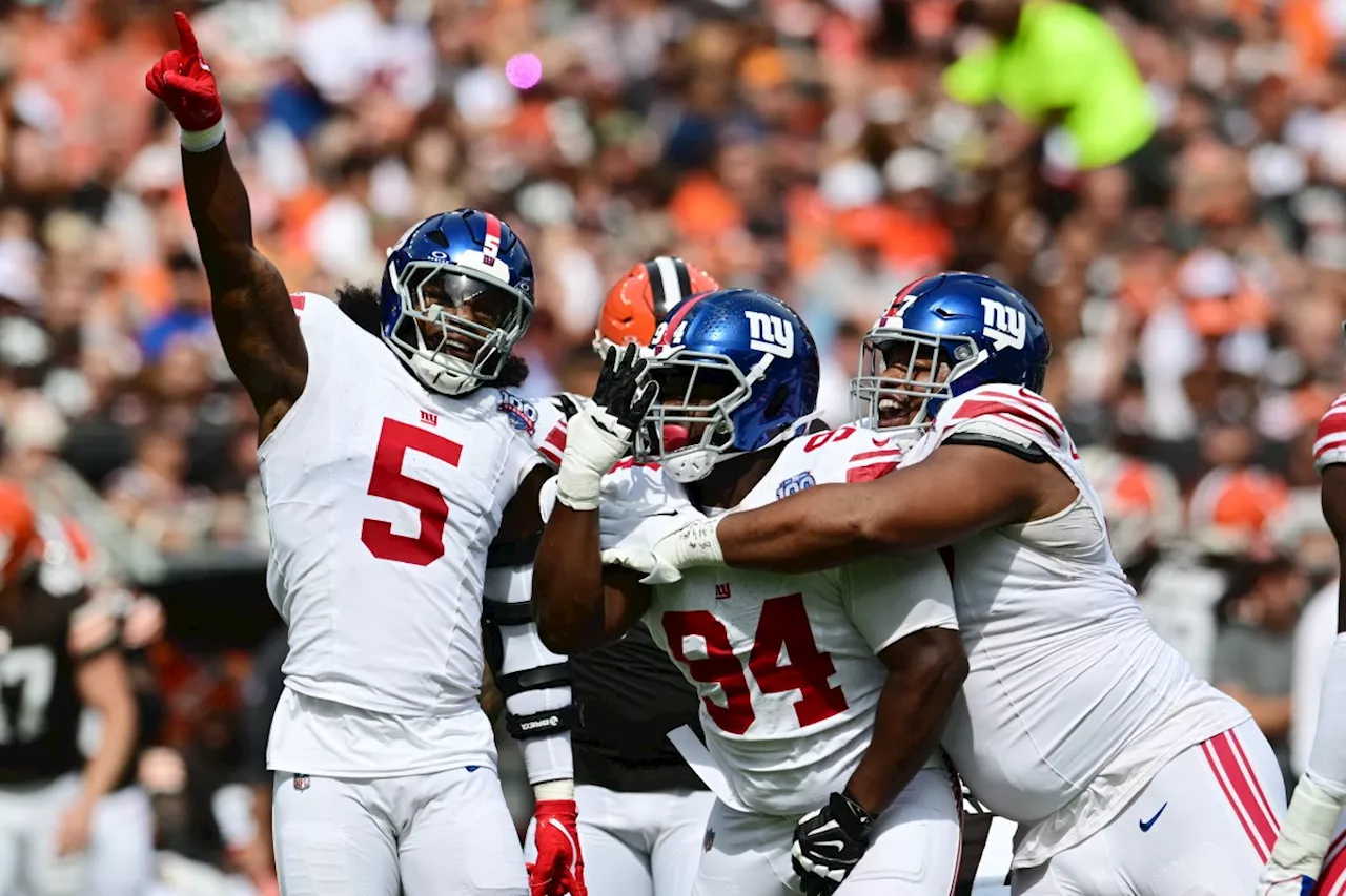 Giants look for 2nd-straight win with rival Cowboys visiting on Thursday night