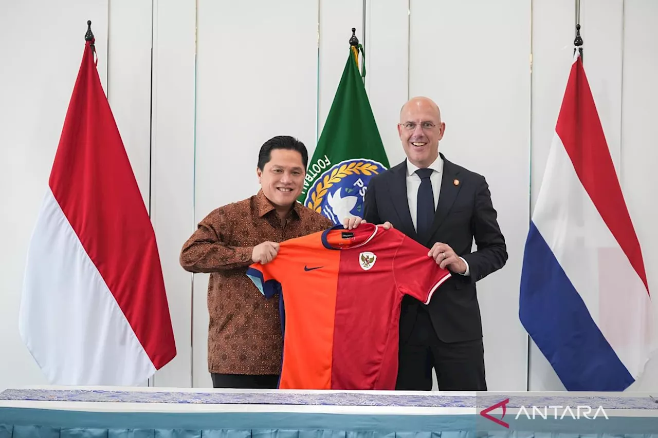 Erick Thohir tandatangani MoU PSSI dan KNVB untuk percepatan prestasi