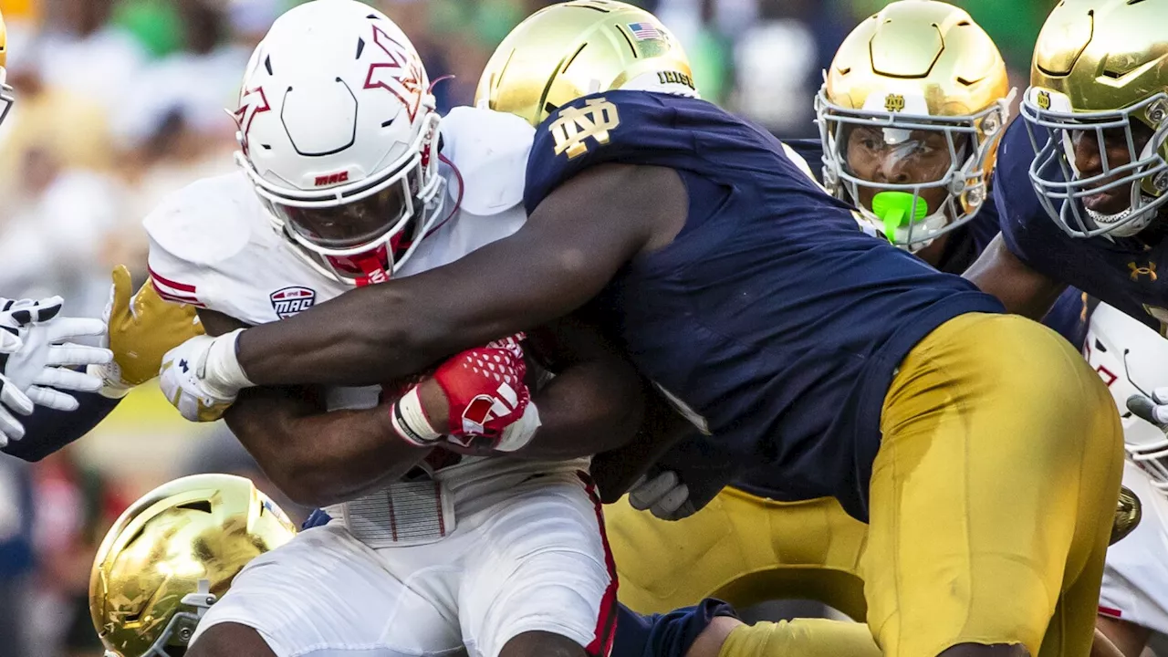 No. 16 Notre Dame will lean on a stifling defense against high-scoring No. 15 Louisville