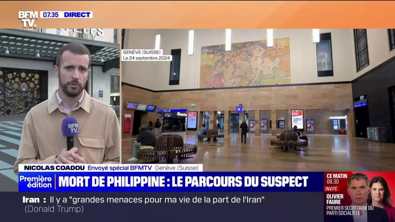 Mort de Philippine: le suspect interpellé à Genève, la France va adresser une demande d'extradition