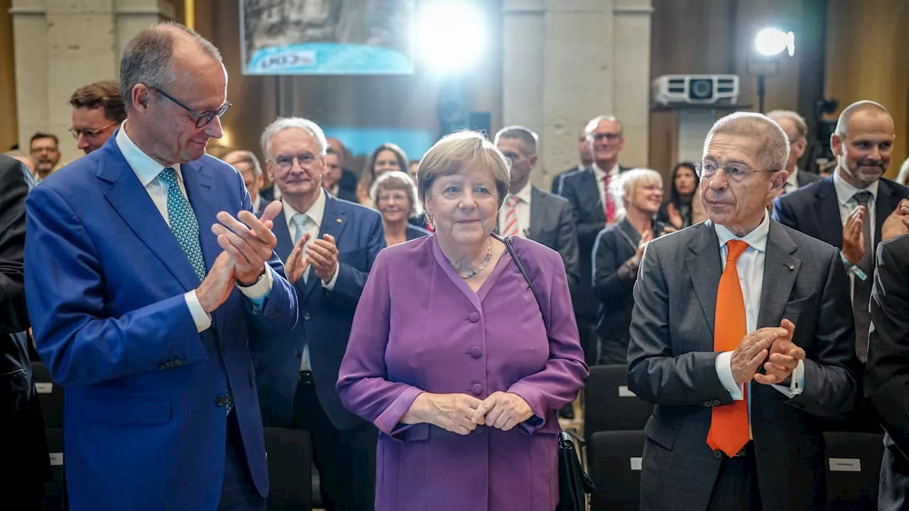 Unions-Klassentreffen: Merkel feiert mit Merz ihren 70. Geburtstag