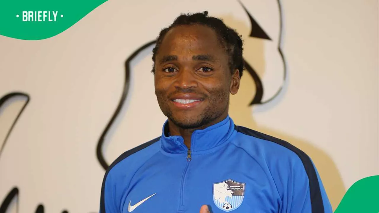 Former Soccer Star Siphiwe Tshabalala’s Cute Dancing Moment With His Wife Goes Viral