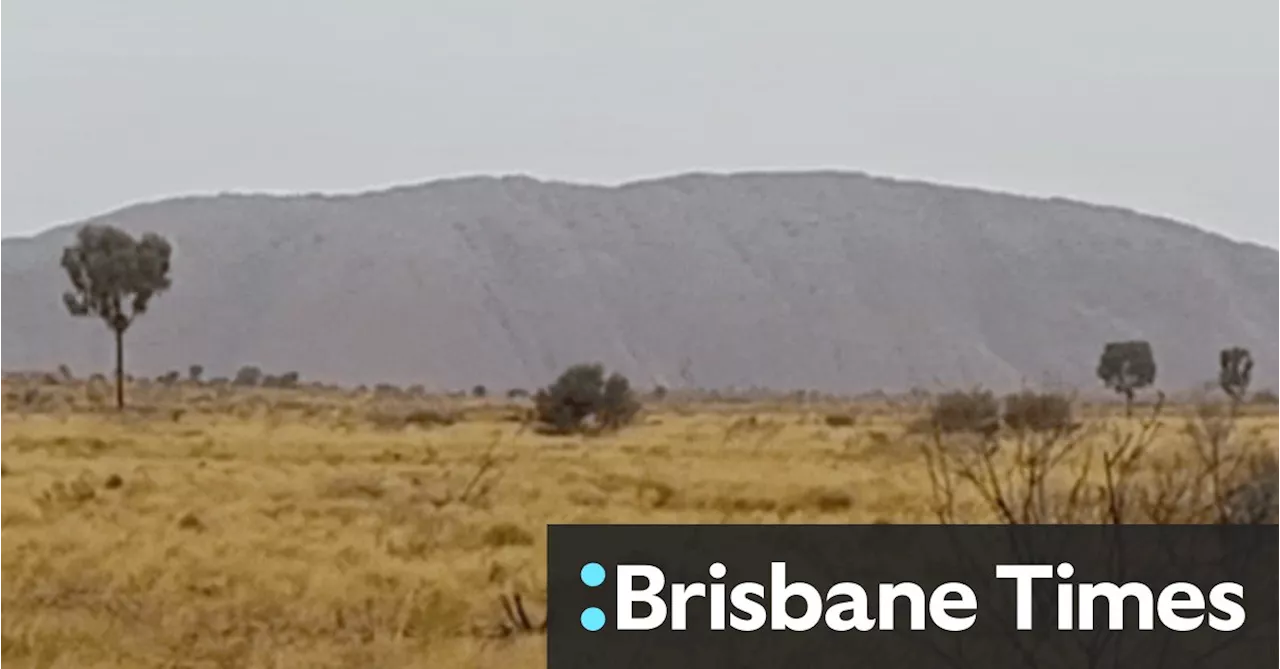 Uluru drenched by record September rain