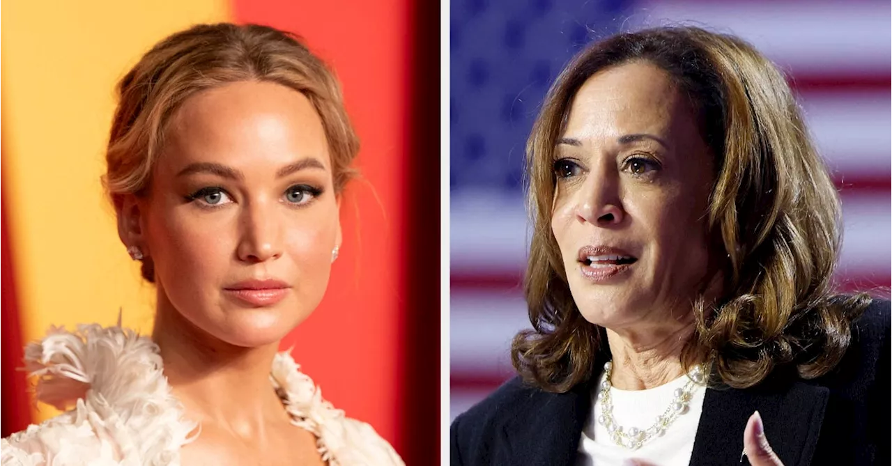 Jennifer Lawrence Endorses Kamala Harris, Citing Importance Of Reproductive Rights