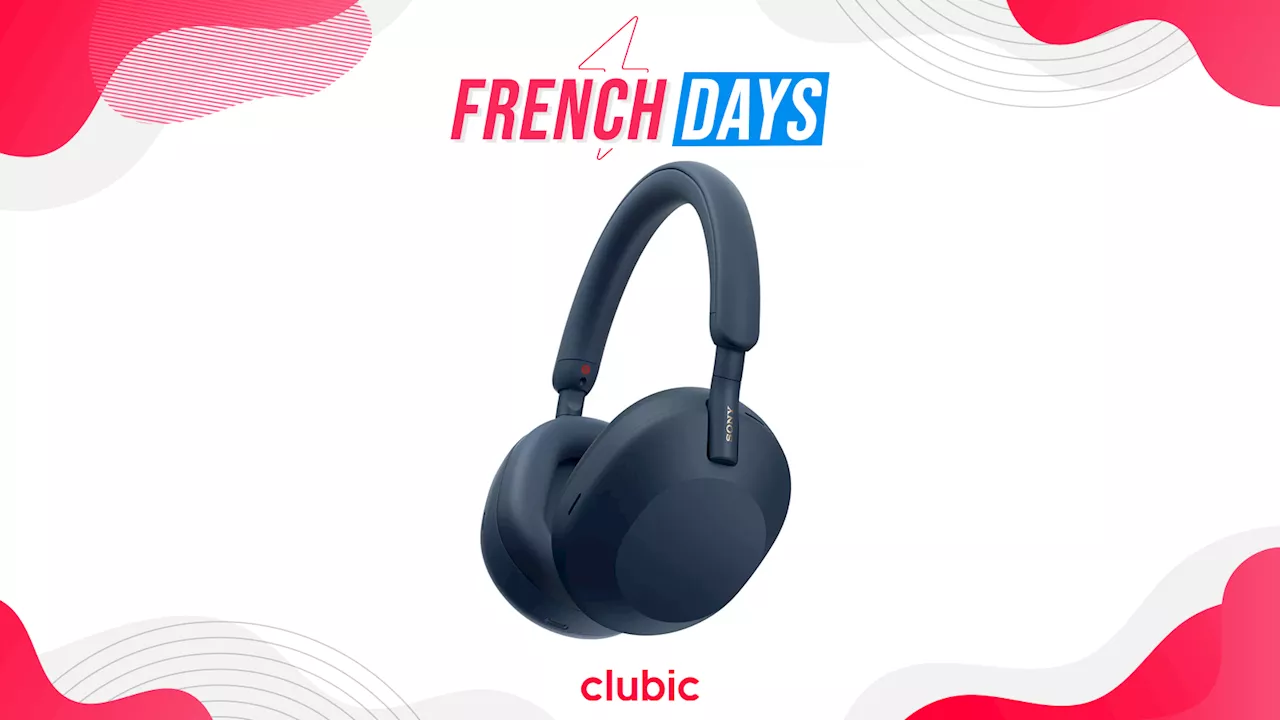 French Days Boulanger : Le casque Sony WH-1000XM5 à 296,99 € avec un code promo