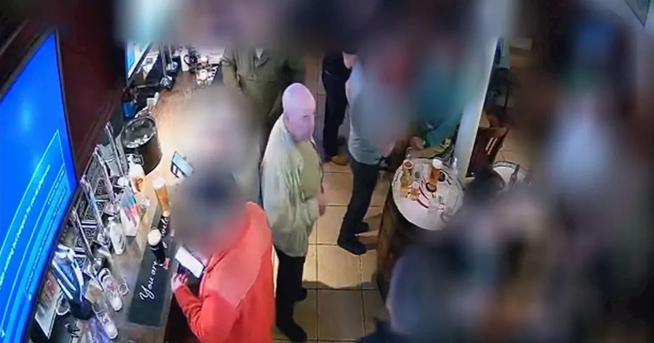 Chilling clip shows murderer in Glasgow pub before getting taxi to kill partner