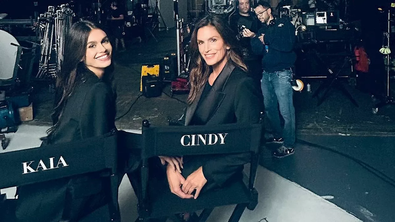 Cindy Crawford and daughter Kaia Gerber tease 'something special' - as supermodel duo join forces...