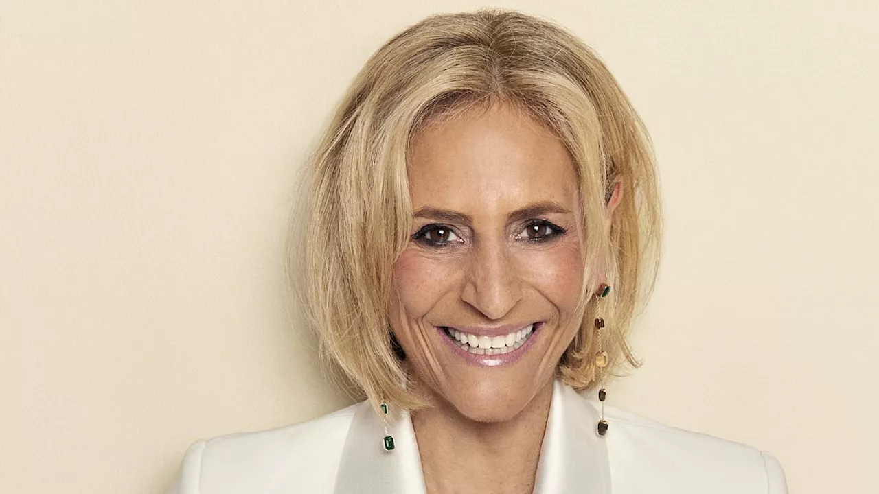 Emily Maitlis reveals she fled to the 'chintzy' Buckingham Palace bathrooms to compose herself just...