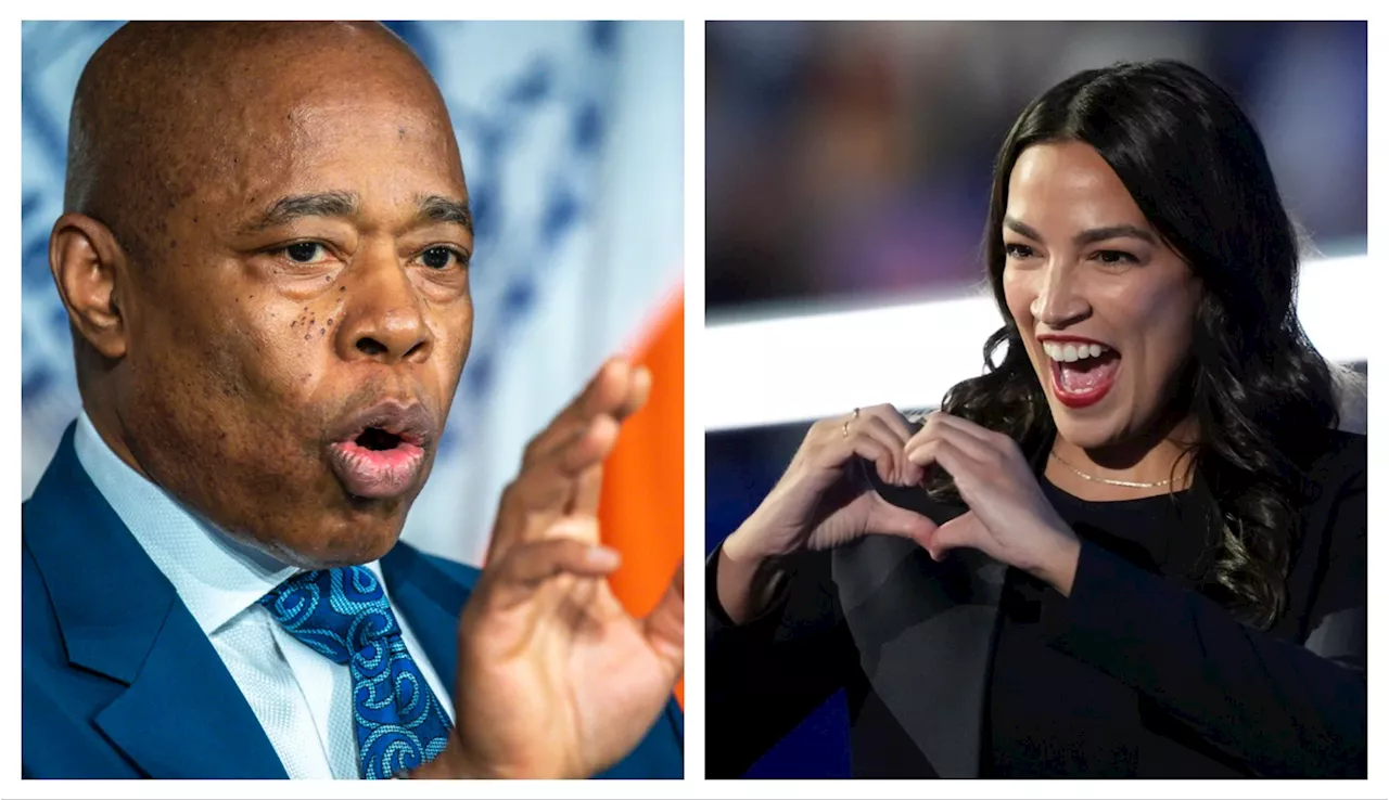 AOC calls on NYC Mayor Eric Adams to resign