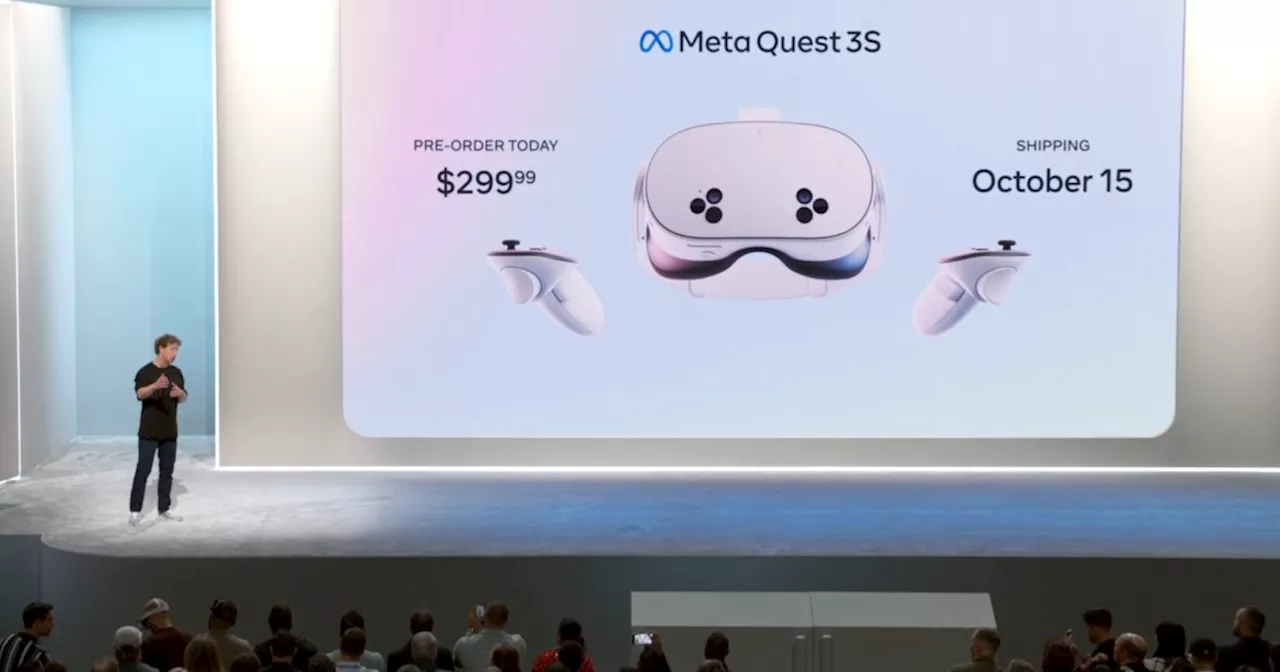 Meta Quest 3S is official, making mixed-reality gaming more affordable