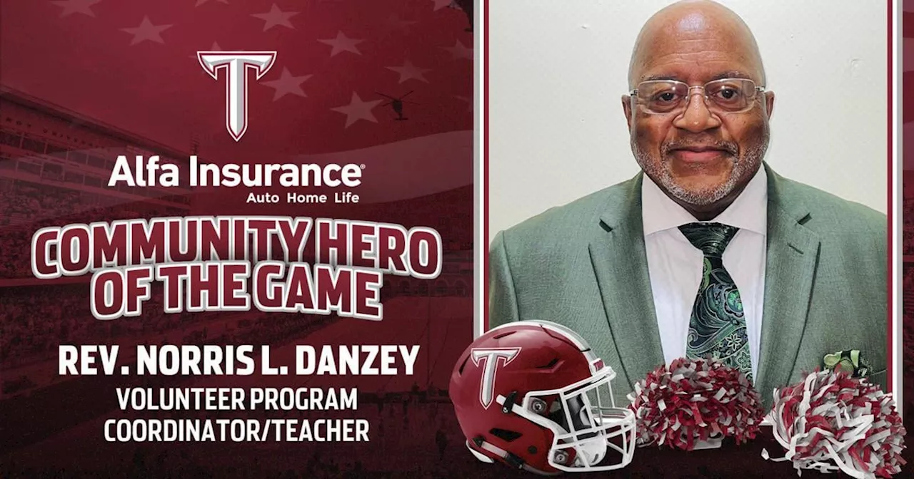 Danzey selected as Troy Nation Community Hero