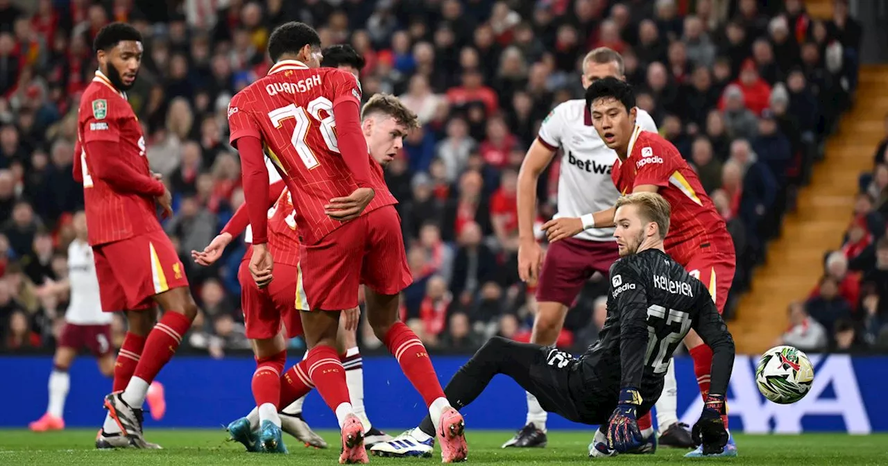 Jamie Carragher shares cheeky response to unfortunate Jarell Quansah Liverpool moment vs West Ham