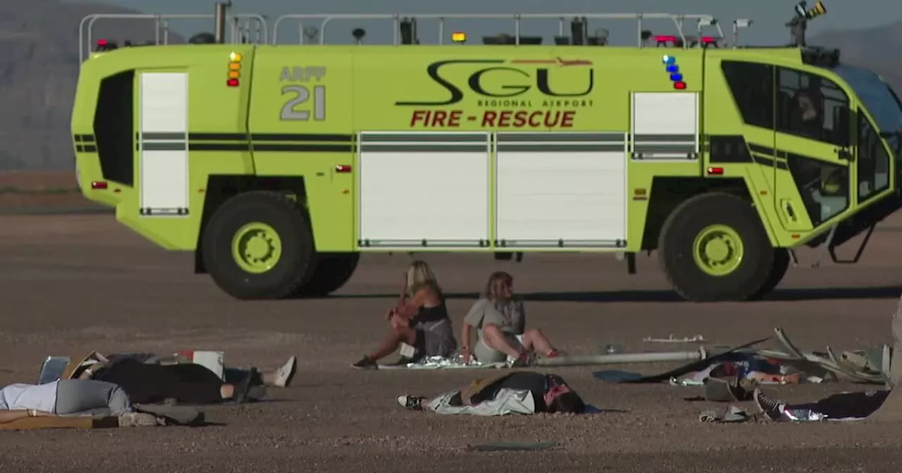 First responders take part in crisis simulation at St. George airport