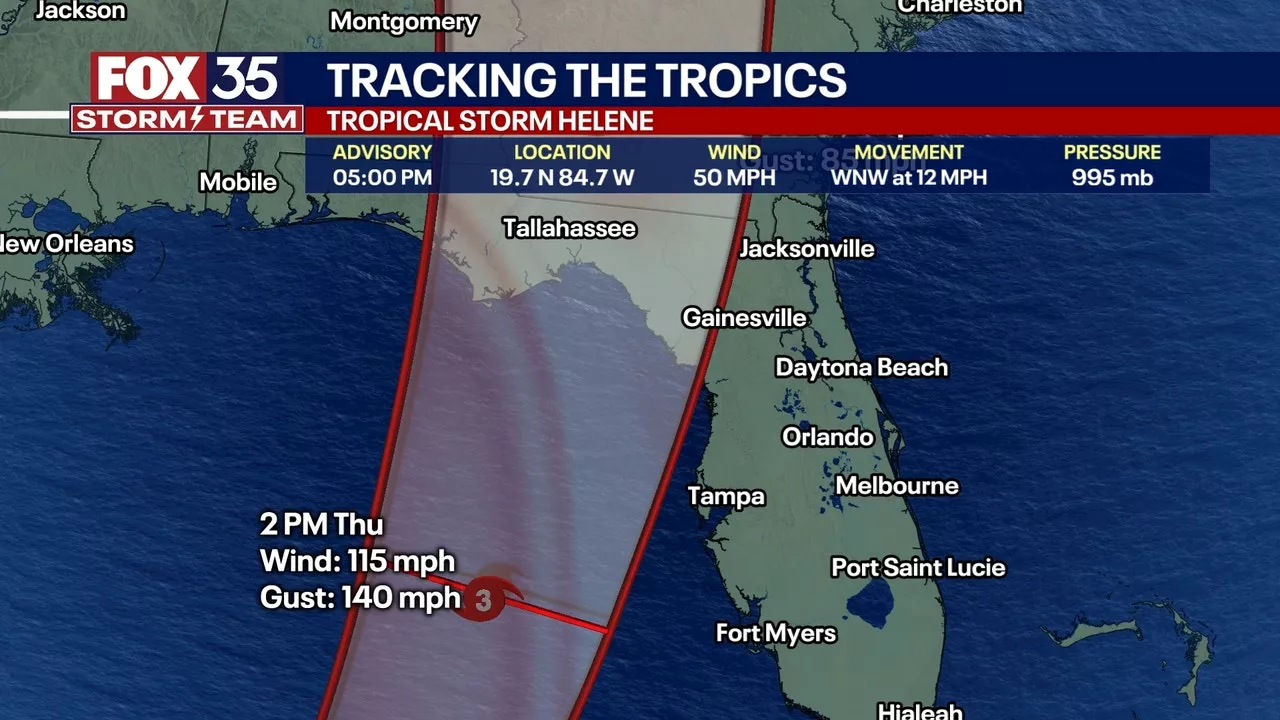 Live updates: Tropical Storm Helene strengthening, forecast to strike Florida as major hurricane