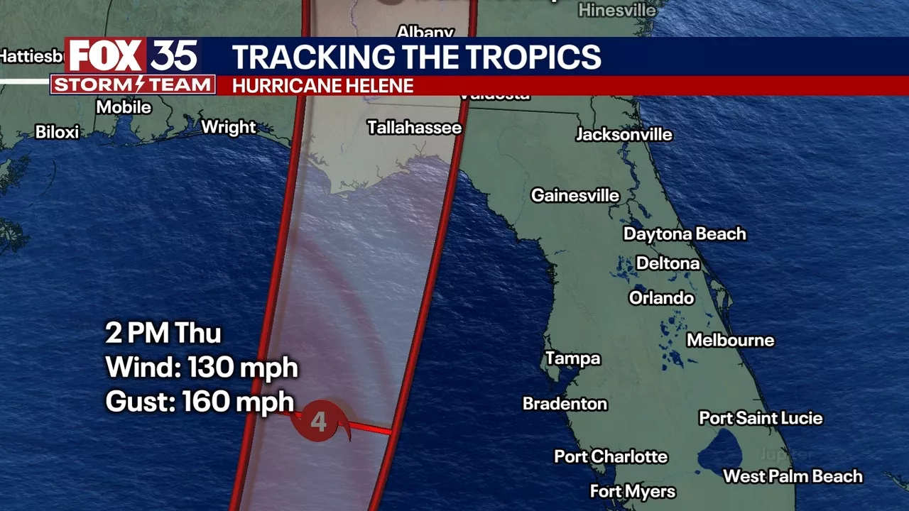 Hurricane Helene tracker, live updates: Storm could strengthen into Cat 4 hurricane before Florida landfall