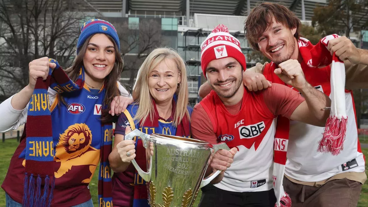 What time does the AFL Grand Final start, when does it finish and what