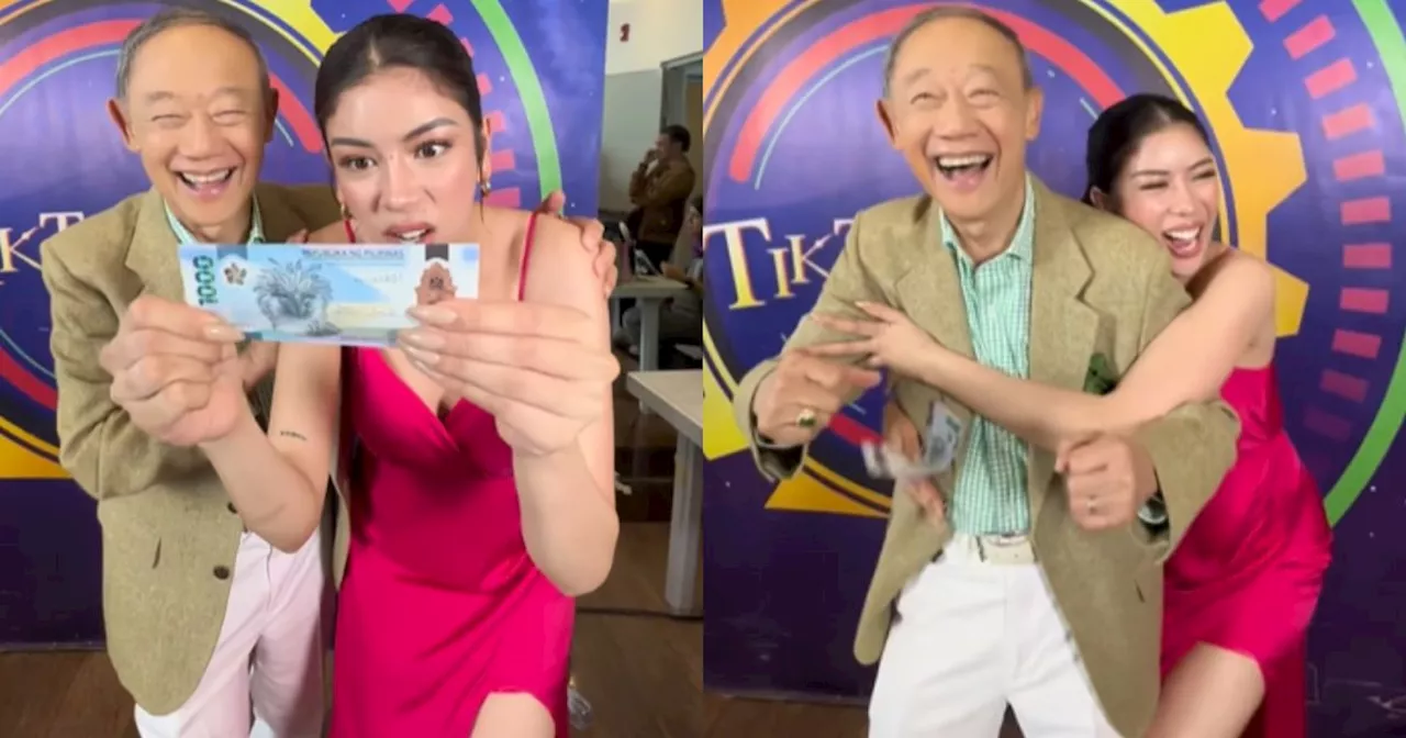 Jose Mari Chan gives Herlene Budol P1,000 as 'pamasko'