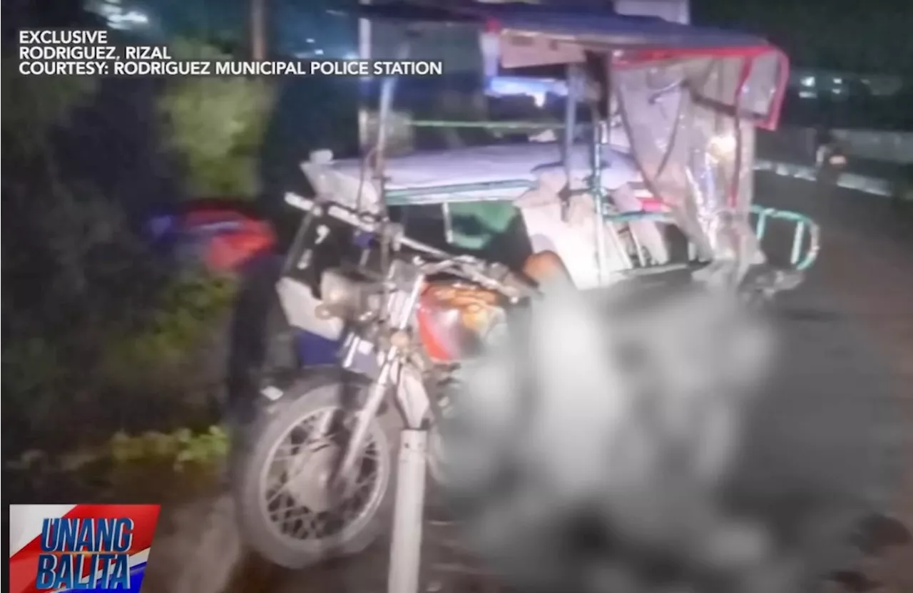 Tricycle driver na namamasada, patay nang pagbabarilin sa Rizal