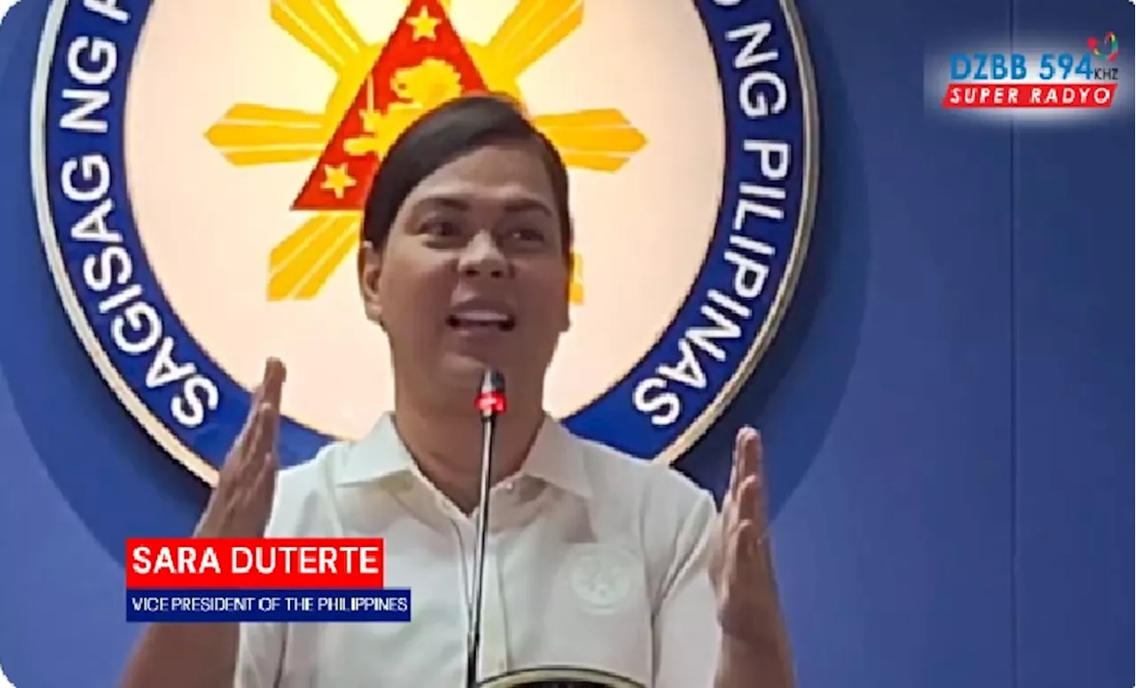 VP Sara Duterte, 'di magbibitiw sa puwesto: 'Wala akong ginawang mali'