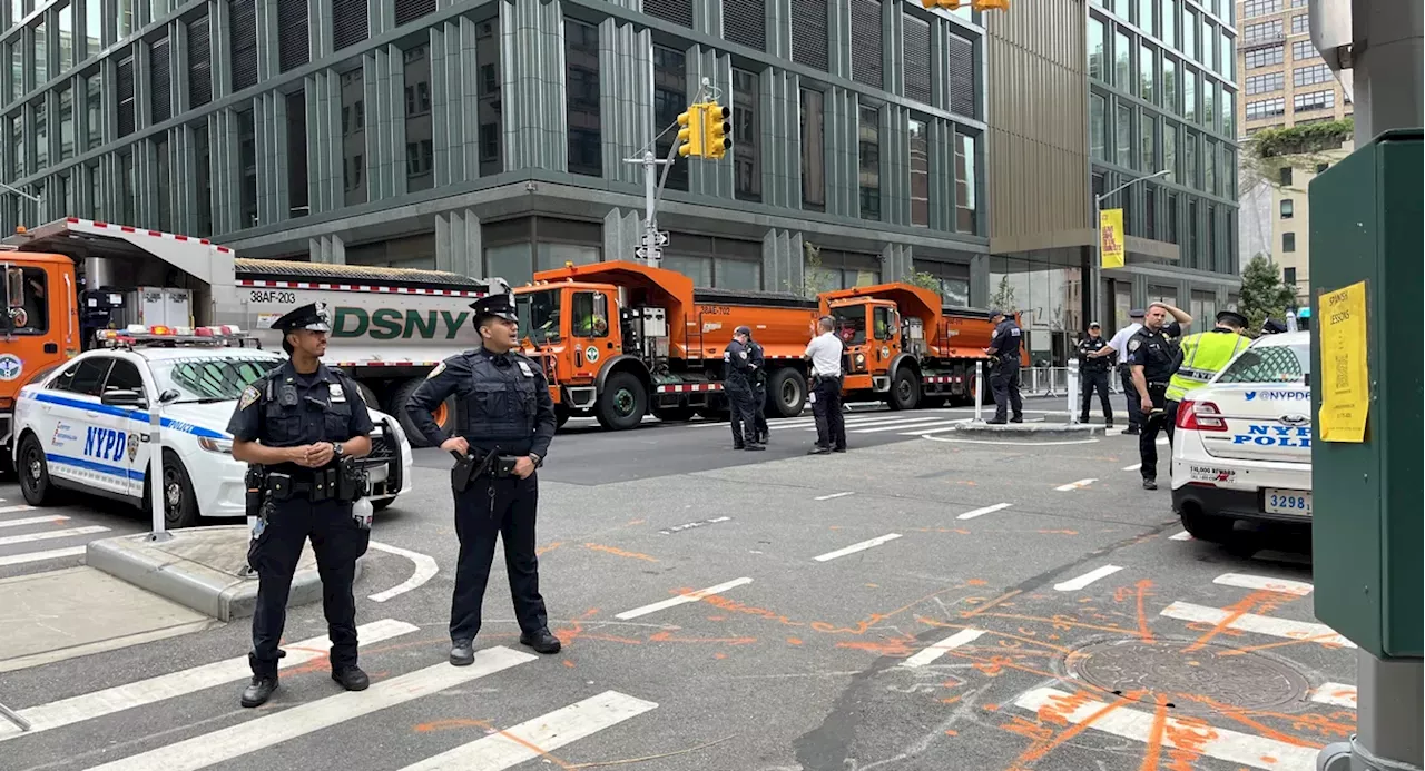 NYC sanitation trucks key to President Biden's security during Manhattan visit