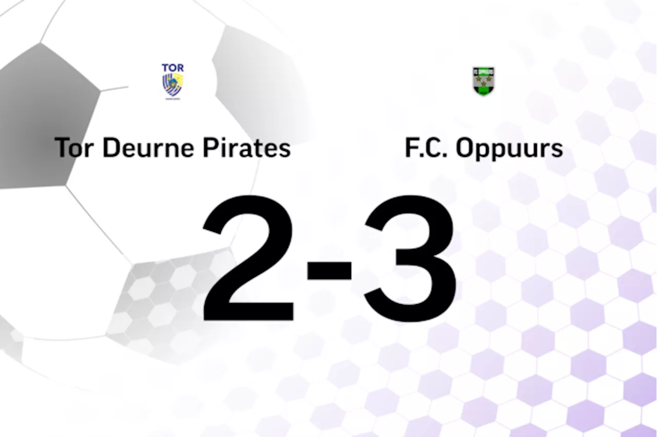 Oppuurs versloeg TOR Deurne Pirates met 3-2