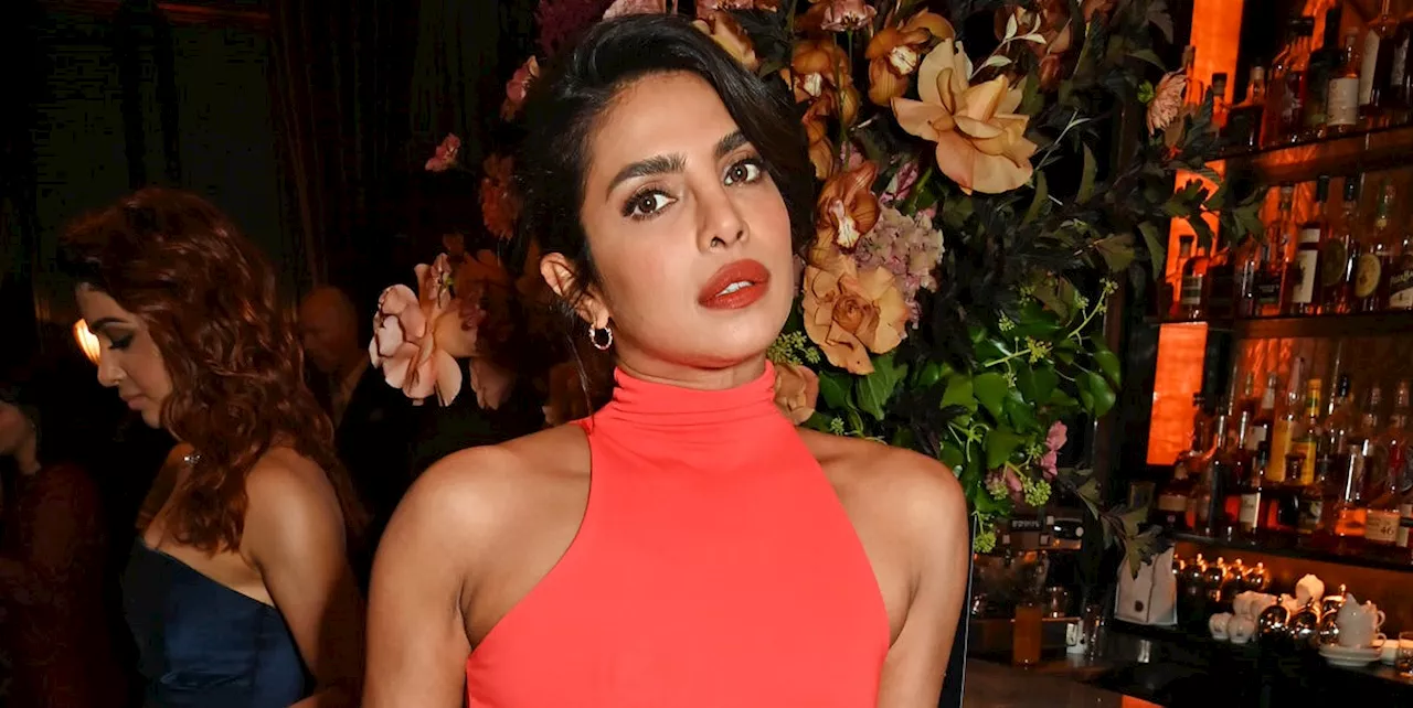 Priyanka Chopra’s Vermillion Gown Featured the Most Perfect Silhouette