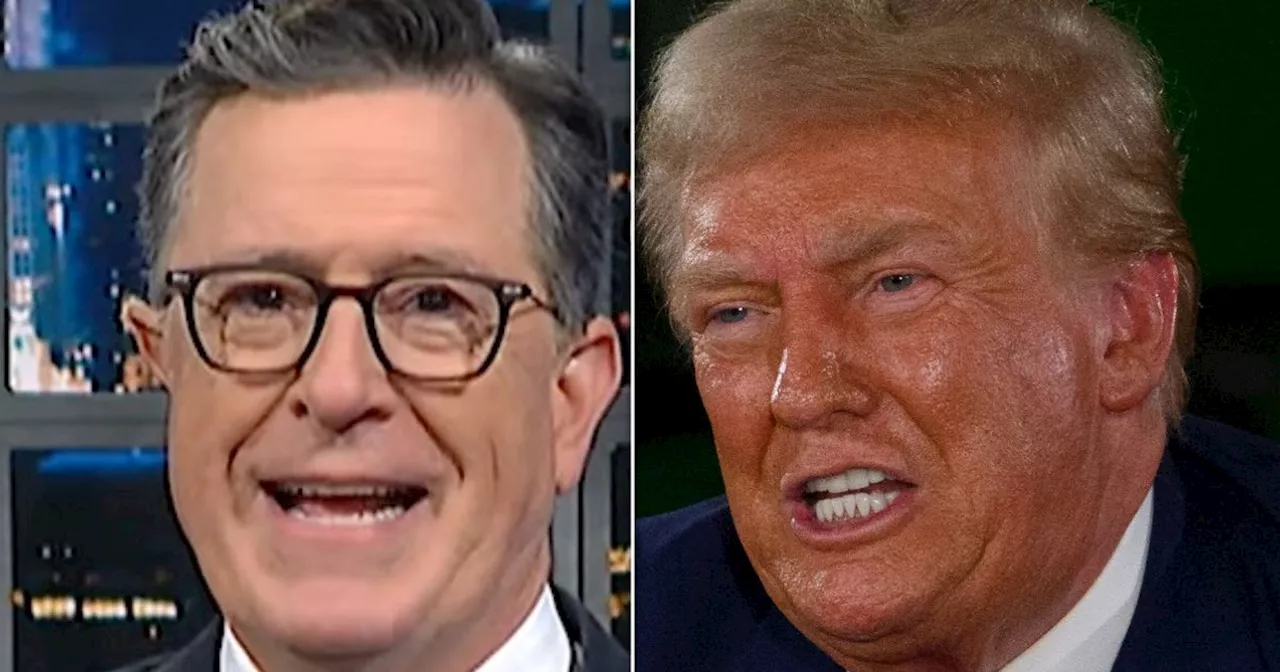 Stephen Colbert Spots Moment Trump Botched The 'Simplest' Possible Question