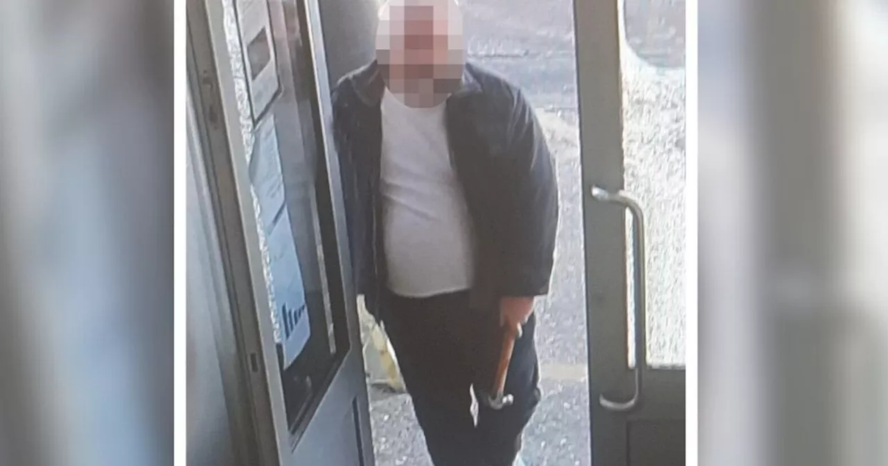 CCTV shows moment man smashes up windows and doors at Dublin Bus depot