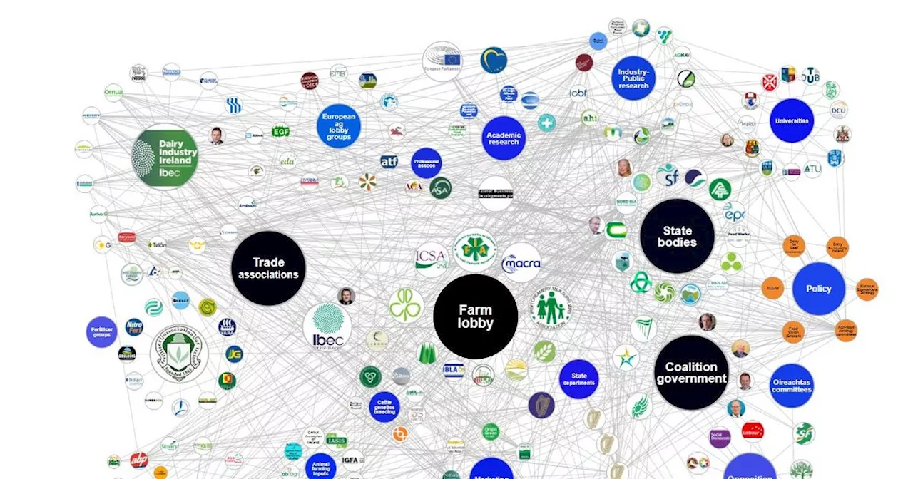 Irish meat and dairy lobby's far-reaching influence mapped out for first time