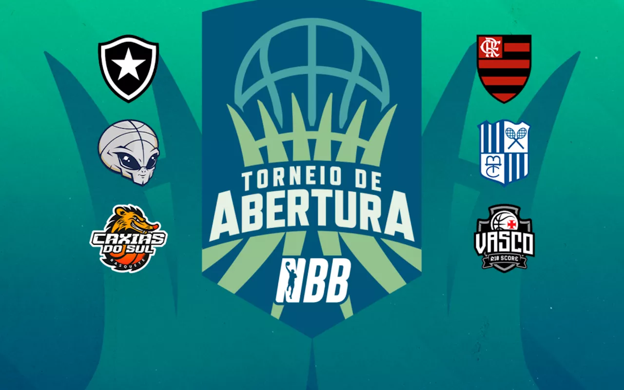 Botafogo, Flamengo e Vasco disputarão o Torneio de Abertura NBB