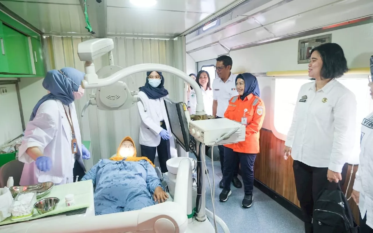 Peduli Kesehatan Masyarakat, KAI Divre III Hadirkan Layanan Rail Clinic di Stasiun Keramasan