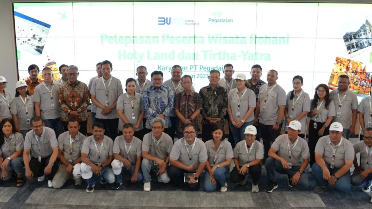 Pegadaian Berangkatkan Ratusan Karyawan Terbaik untuk Wisata Religi