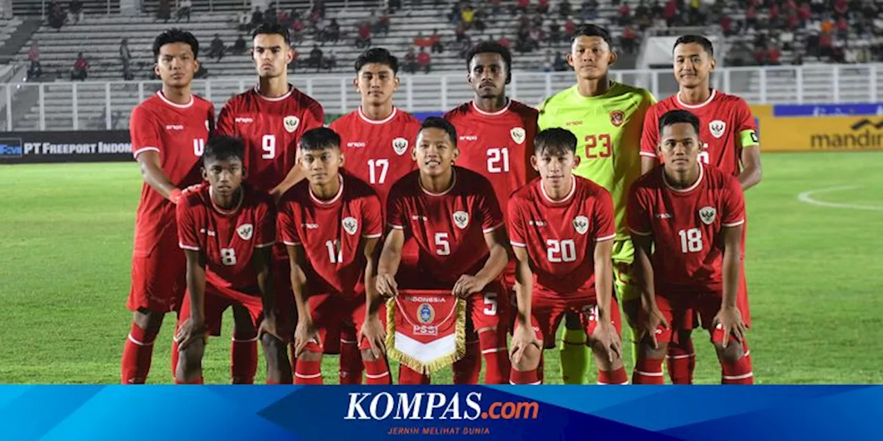 Klasemen Grup F Kualifikasi Piala Asia U20 Usai Indonesia dan Yaman Menang