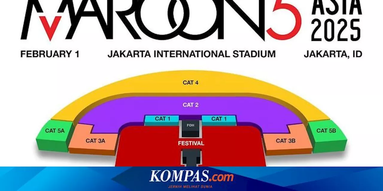 Cara Beli Tiket Konser Maroon 5 Lewat Livin' by Mandiri Hari Ini