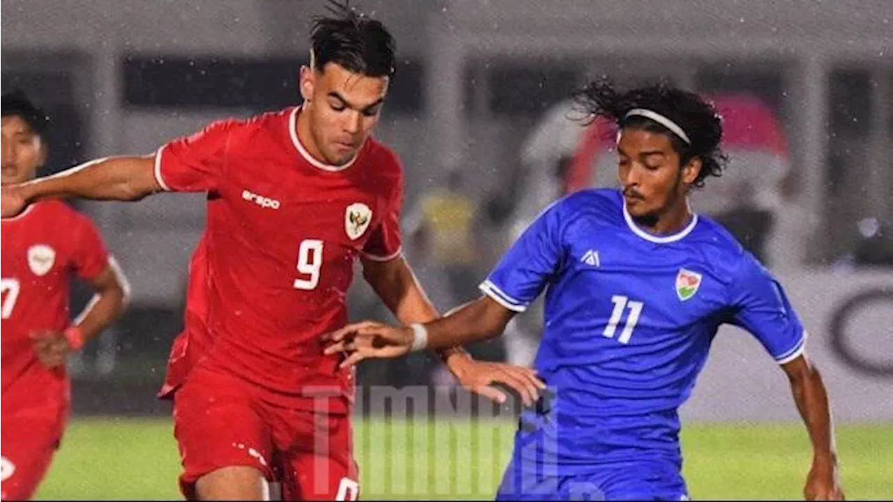 Hasil Babak Pertama Timnas U20 Indonesia vs Maladewa: Garuda Buntu, Skor Masih 0-0