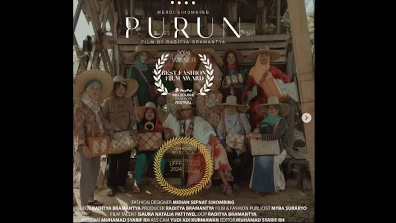 Menang di Melbourne, Film PURUN Kembali Menang di London Fashion Film Festival 2024