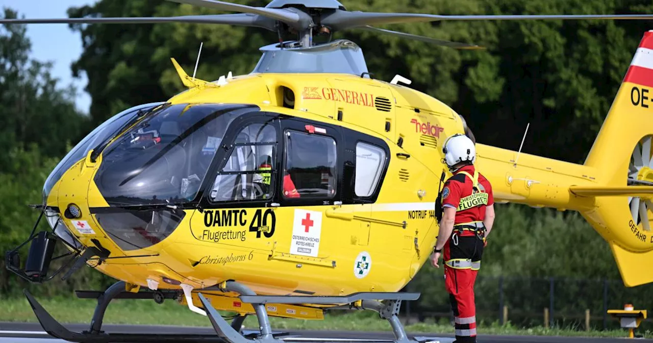 Schwerverletzte von Notarzthubschrauber bei Dunkelheit geborgen